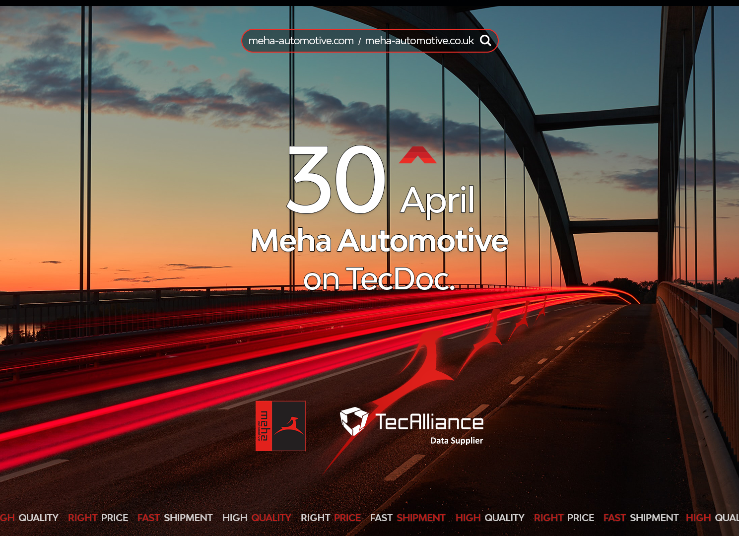 Meha Automotive Tecdoc Partner from April 30